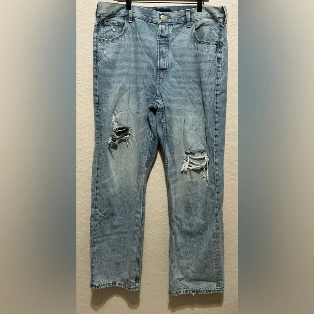 Aeropostale Women's High Rise Baggy Jean